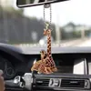 Novo Pingente Criativo de Galho de Veado Transfronteiriço Ornamento Acrílico Plano para Pendurar no Carro Chaveiro de Mochila Decoração Presente