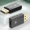 Adaptador grande dp para hdmi conversor de vídeo 4k hd monitor de computador projetor DP para cabeça hdmi