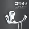 Yisheng Hardware Gancho para Ropa Doble Gancho Gancho para Ropa de Aleación Puerta de Gabinete Doble Gancho Gancho para Abrigos Baño Gancho para Toallas