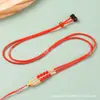 Accesorios de alta calidad de tendencia nacional Joker accesorios semiacabados de dos colores cuerda para colgante cordón espiral tejido a mano al por mayor