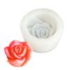 Molde de Silicone para Vela Flor Rosa Aromaterapia Gesso Enfeites para Carro Molde para Assar Bolo