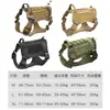 Arnés de pecho para mascotas perro arnés táctico de pecho perro cuerda de tracción de nailon chaleco ropa exterior militar entrenamiento de perros correa de pecho venta al por mayor