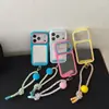 Funda de Teléfono Transparente de Color Contrastante Tres en Uno con Ventana Grande para iPhone 17, Compatible con Apple 16, 14/15 Pro Max, Anticaídas