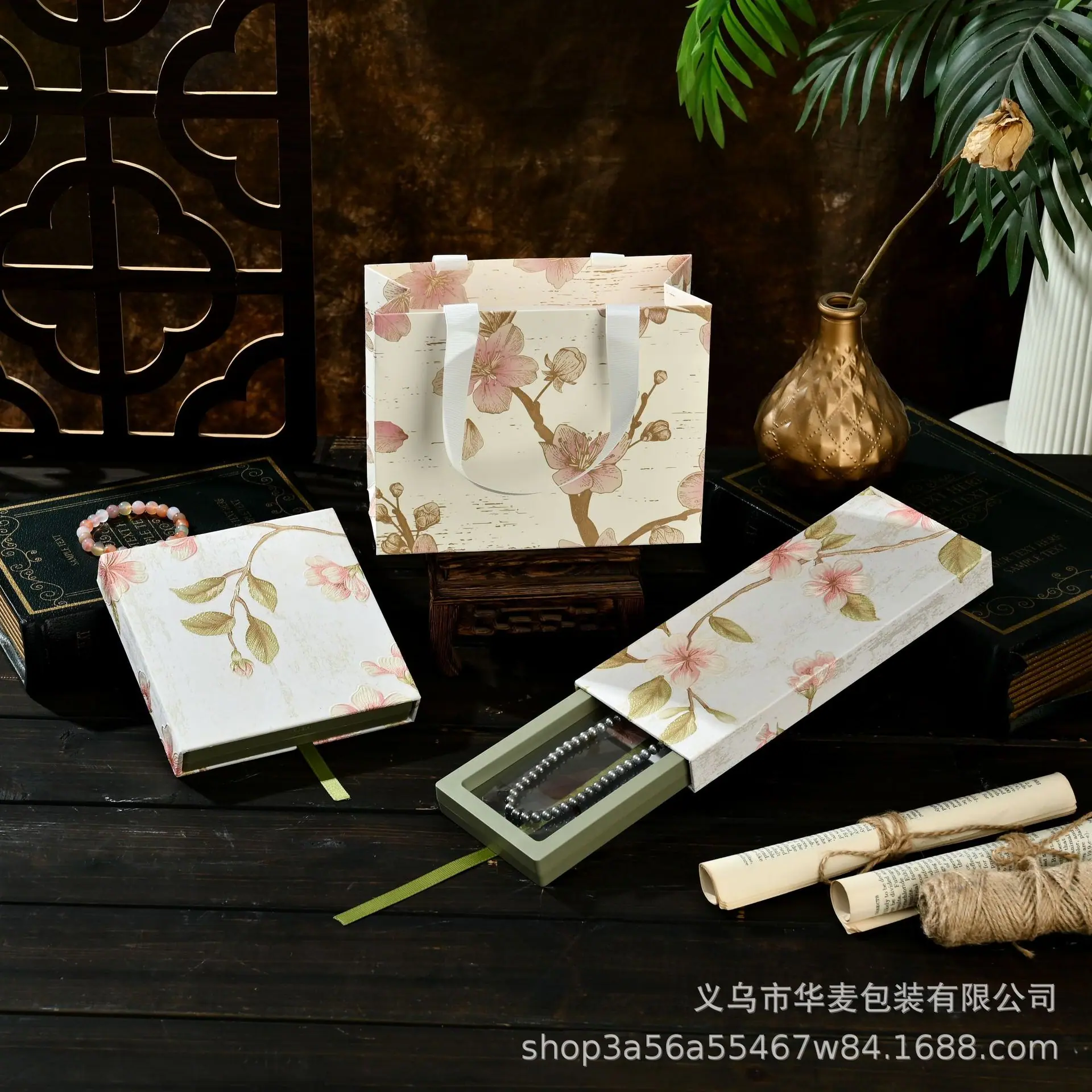现货印花手提袋纸袋高级纹路