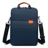 Bolsa de Computador Casual Portátil Masculina Transfronteiriça Bolsa Transversal de Ombro Fashionable Maleta Vertical Bolsa para Notebook de 13" Tendência