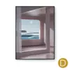 Pintura Decorativa Vertical Moderna Nórdica de Lujo Ligero Morandi Simple para Entrada Pasillo Porche Apartamento Loft Pasillo Colgante