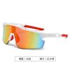 Óculos de Sol Esportivos Antivioleta para Montanhismo ao Ar Livre Óculos à Prova de Vento Personalizados para Homens Moda Colorida Armação Grande Óculos de Ciclismo Moda Feminina