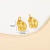 Colgante de Paz y Alegría Chapado en Oro Antiguo que Conserva el Color Accesorios para Joyería DIY Colgante de Campana Venta al por Mayor