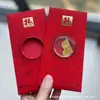 Serie Festival de Primavera Sobres Rojos, Pegatinas para Teléfono de Oro Puro 999, Pegatinas para Teléfono de Gama Alta, Regalos para Reuniones Anuales de Empresa