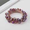 K-Style de Tiara de Cabelo de Cristal Simples e Personalizada Celebridade da Internet Estilo Floresta Melhor Amiga Senhoras Rabo de Cavalo Elástico Pulseira Uso Duplo