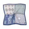 Lenço Quadrado Novo Transfronteiriço Lenço de Seda Imitação Lenço de Cabeça Lenço Feminino Primavera e Verão Estilo Coreano Protetor de Pescoço Estampado Gola Profissional