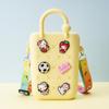 Bolsa de Silicona con Cremallera de Agujeros Bolso de Mano de Verano para la Arena Bolso de Agujeros Colorido Bolso de Playa DIY Bolso de Gelatina