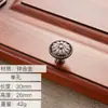 Gabinete Estilo Europeu Bronze Antigo Retro Simples Moderno Alça Longa de Furo Único Puxador de Gaveta para Gabinete de Vinho Gabinete de Sapatos Guarda-Roupa