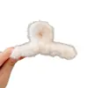Pinza de garra con lazo de estampado de leopardo marrón para mujer, pinza de tiburón estilo Maillard para recogidos, accesorio para el cabello de otoño e invierno