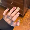 Arcilla Amasable Linda de Dibujos Animados de Verano Gu Ci Lang Uñas Portátiles 3D de Sandía Pura Hechas a Mano Estilo Nuevo de Verano Arte de Uñas