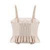 Ropa de Mujer de Exportación Transfronteriza 2025 Primavera y Verano Europeo y Americano Top a Cuadros Decorativo en Capas + Traje de Falda para Mujer E48809