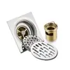 Dren de Piso de Rejilla de Bambú Acero Inoxidable 304 Dren de Piso de Baño Núcleo de Cobre Anti-Olor Anti-Retorno Fábrica Alto Flujo Ingeniería Dren de Piso