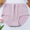 Nuevo Modelo 2025 Ropa Interior Roja para Mujer, Algodón Puro, Cintura Alta, Adecuado para el Año del Caballo, Talla Grande 100kg Shorts Rojos Ancla