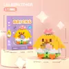 Boneca Desenho Animado Donut Blocos de Montar Urso Morango Montagem Brinquedos Educativos Infantis Presentes de Celebridade da Internet Atacado Dropshipping