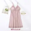 Pijama Feminino de Verão Fino Seda Gelada Renda Sexy Alça Longa Camisola Conjunto de Quatro Peças Roupas Caseiras Femininas com Bojo