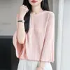 Xale suéter com fio texturizado, toque fresco, mangas morcego, elegante e versátil, atacado para mulheres que vão ao trabalho, jaqueta fresca e respirável para primavera-verão