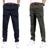 Mono multibolsillos resistente al desgaste 2023, pantalones rectos de trabajo para hombre, pantalones de protección laboral, pantalones casuales holgados