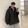 Chaqueta con capucha de trabajo para hombre, chaqueta cortavientos de moda japonesa de otoño, chaqueta deportiva para exteriores de alta calidad