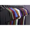 Camiseta Masculina Cor Sólida Manga Curta Transfer Térmico Modal Camiseta Publicitária Lisa Camiseta para Sublimação Camiseta Cultural Fabricante Atacado