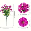 Flores Artificiales Transfronterizas de Amazon, Gloria de la Mañana, Eucalipto Falso, Decoraciones de Flores Artificiales, Arreglos de Escenas con Flores Artificiales para Decoración del Hogar