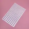 Adesivo de maquiagem para olhos com remendo de diamante, joias, maquiagem facial, pérola, dança infantil, canto dos olhos, strass, papel para sobrancelha, arte de unha, sem corte