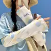 Nuevas Mangas Protectoras Solares de Seda de Hielo para Mujer Verano Sueltas Transpirables Protección para Brazos al Aire Libre Protección UV Mangas de Hielo