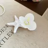 Didy No Tiene Miedo del Mismo Pasador Verde de Phalaenopsis Flor Lateral Flor Artificial Tocado Accesorios para el Cabello de Viaje a la Costa