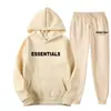 Nuevo conjunto de sudadera con capucha estilo americano con estampado de letras, casual y versátil, marca de moda, sudadera y pantalones de chándal holgados, unisex