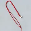 Corda de pingente trançada DIY corda de colar ajustável corda trançada pingente de ágata de jade corda de pingente atacado