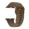 Correa de Silicona Deportiva de Color Sólido con Textura de Cuero para Apple Watch Ultra 9876543210 Generación