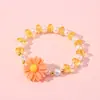 Pulseiras de Contas Infantis Transfronteiriças, Pulseiras para Meninas, Pequenos Acessórios Requintados, Acessórios Personalizados Estilo Princesa em Cores Macaron