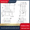 EE8.3 duplo slot esqueleto horizontal 2 + 2 pinos transformador de alta freqüência material distância da linha 6,8 mm