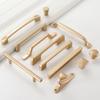 Dourado Minimalista liga de alumínio punho armário guarda-roupa punho nórdico moderno minimalista gaveta sapata armário porta maçaneta ferragens