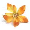 Flor Artificial Fresca Cabeza de Flor de Lirio Materiales para Broche de Pelo, Corona, Adorno de Cabello Hecho a Mano DIY