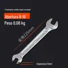 5.5-55 Chave de extremidade aberta dupla terno Auto Repair Spanner 14 Fixo Hardware Insert Spanner 13