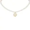 Collar de Perlas Camelia Suave y Elegante para Mujer, Gargantilla de Lujo de Gama Alta de Nicho, Cadena Delicada para Clavícula, Cadena de Cuello de Moda