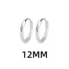 Pendientes Circulares Estilo Nuevo 2026, Brazaletes de Aro Apilables Personalizados, Diseño Minimalista, Clips para Oreja de Aro Lisos Que No Necesitan Quitarse al Dormir