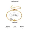 Pulsera con colgante de corazón de oro y rosa de acero inoxidable, una pulsera delicada y elegante con un diseño único, un accesorio de alta gama para mujer