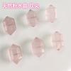 Cristal Rosa Accesorios Doble Punta Simple Todo Combinable Hecho a Mano DIY Pulsera Cuerda Ancha Abalorios Accesorios de Cristal