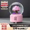 Bola de Cristal de Sakura Personalizada Souvenir de Punto de Interés Turístico Globo de Nieve Artesanías de Resina Decoración Creativa de Escritorio Adornos