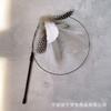 Cabezal de repuesto para palo de gato de imitación de pájaro, colgante de plástico con mango largo de alambre de acero, juguete para gato resistente a las mordeduras