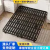 Estructura de Cama de Hierro Colgante Sin Cabecero Estructura de Cama Colgante Base de Listones Habitación de Alquiler en Casa Dormitorio Cama de Arte en Hierro Cama Individual Doble