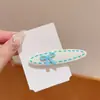 Pinza para el pelo lateral estilo coreano 2025 nuevo para mujer, de alta gama, a la moda, pinza dulce y linda para flequillo, pinza de pico de pato, accesorio para el pelo