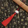Jade Branco Lótus Borla de Jade Qing Kunlun Pingente de Leque Nó Chinês Borla de Leque Pingente Pendurado Venda Direta da Fábrica Estilo Antigo