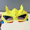 Óculos de Sol Infantis Mecha Modernos e Descolados para Meninos e Meninas, Óculos de Sol para Tirar Fotos, Óculos de Robô Desenho Animado Atacado